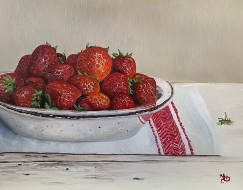 Strawberries with Bowl